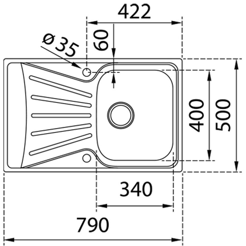 МИВКА STARBRIGHT 50X79 1B1D ГЛАДКА Л МИВКА STARBRIGHT 50X79 1B1D ГЛАДКА Л