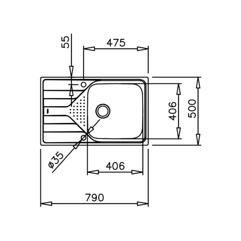 **МИВКА UNIVERSE 50X79 1B1D MAX ГЛАДКА Л **МИВКА UNIVERSE 50X79 1B1D MAX ГЛАДКА Л