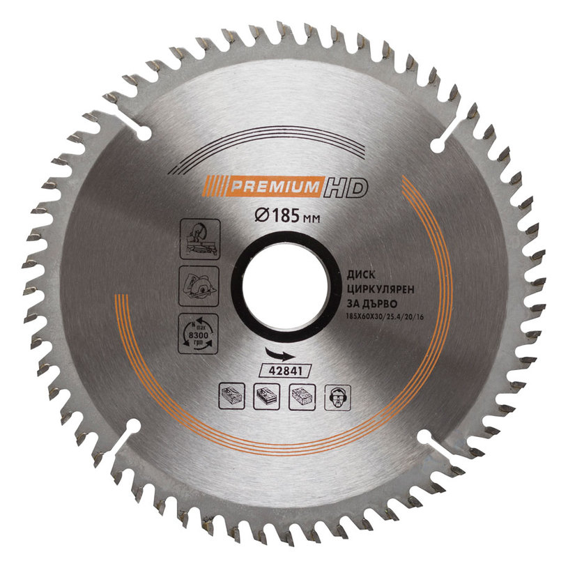 PREMIUM ДИСК ЦИРК ДЪРВО 185X30 60 ЗЪБА PREMIUM ДИСК ЦИРК ДЪРВО 185X30 60 ЗЪБА