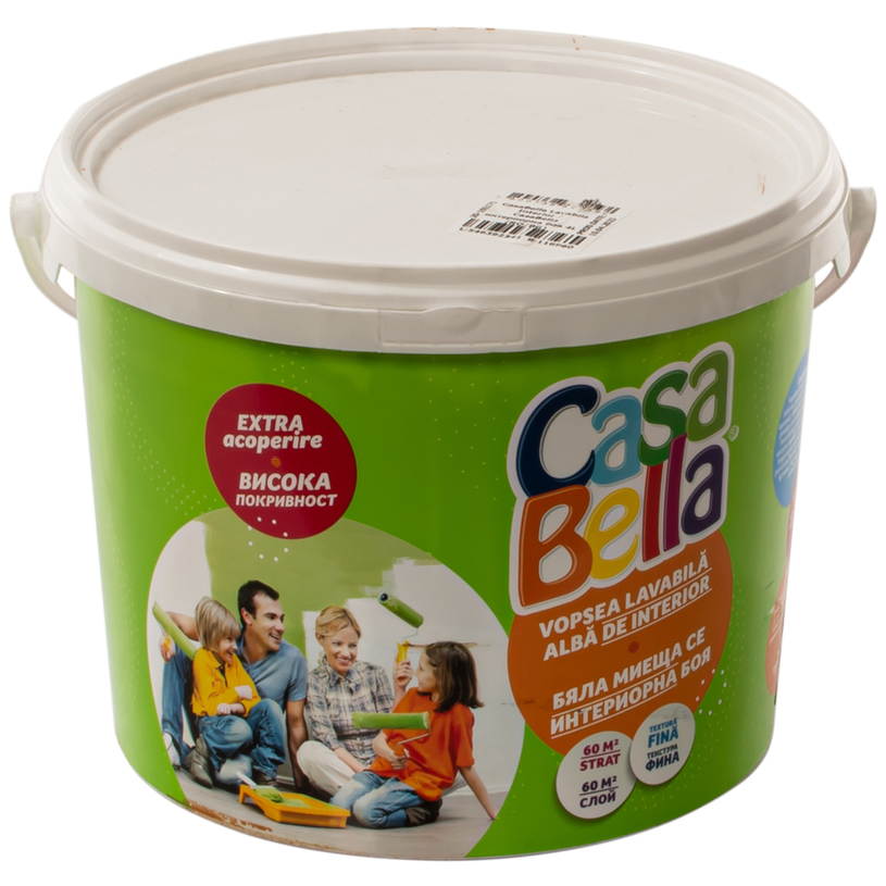 CASA BELLA ИНТЕРИОРНА БОЯ БЯЛА 4 L CASA BELLA ИНТЕРИОРНА БОЯ БЯЛА 4 L
