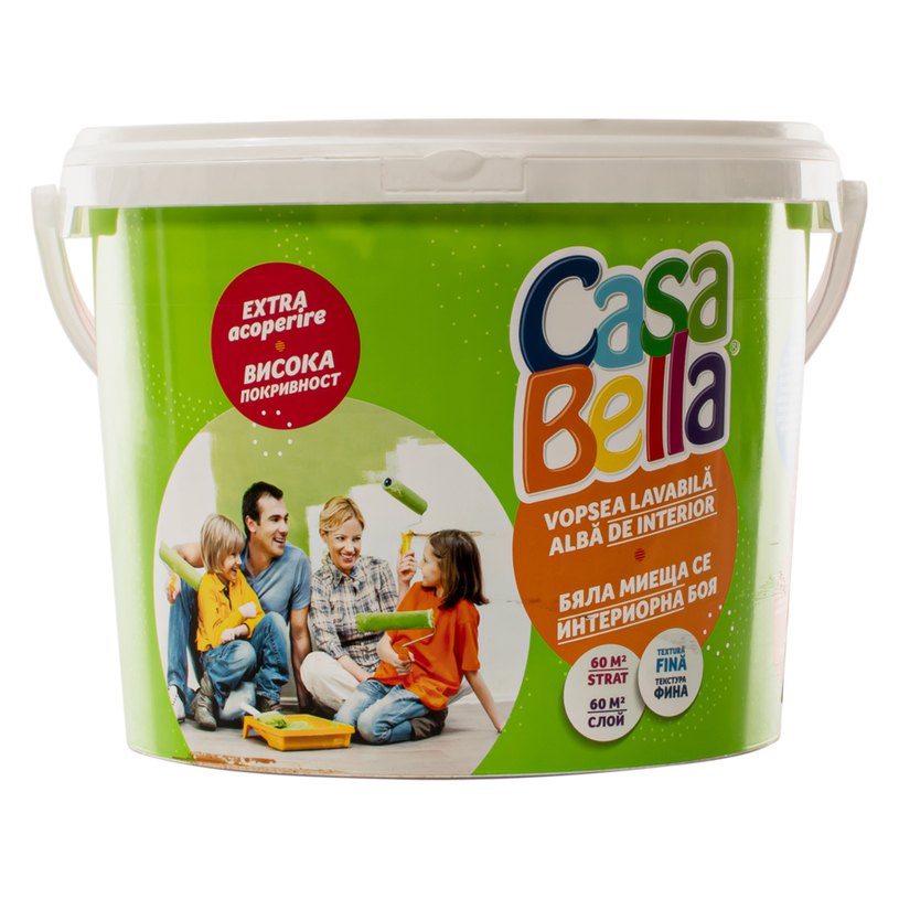 CASA BELLA ИНТЕРИОРНА БОЯ БЯЛА 4 L CASA BELLA ИНТЕРИОРНА БОЯ БЯЛА 4 L