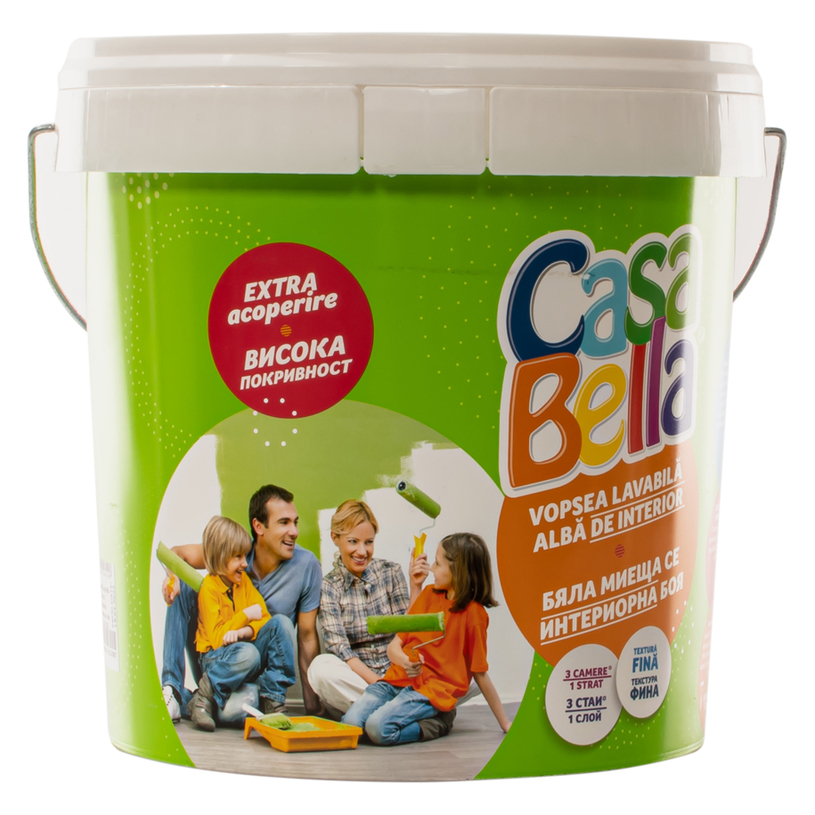 CASA BELLA ИНТЕРИОРНА БОЯ БЯЛА 8.5 L CASA BELLA ИНТЕРИОРНА БОЯ БЯЛА 8.5 L