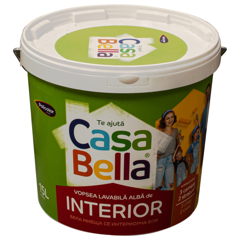 CASA BELLA ИНТЕРИОРНА БОЯ БЯЛА 15 L CASA BELLA ИНТЕРИОРНА БОЯ БЯЛА 15 L