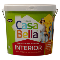 ИНТЕРИОРНА БОЯ БЯЛА 15 L CASA BELLA ИНТЕРИОРНА БОЯ БЯЛА 15 L CASA BELLA