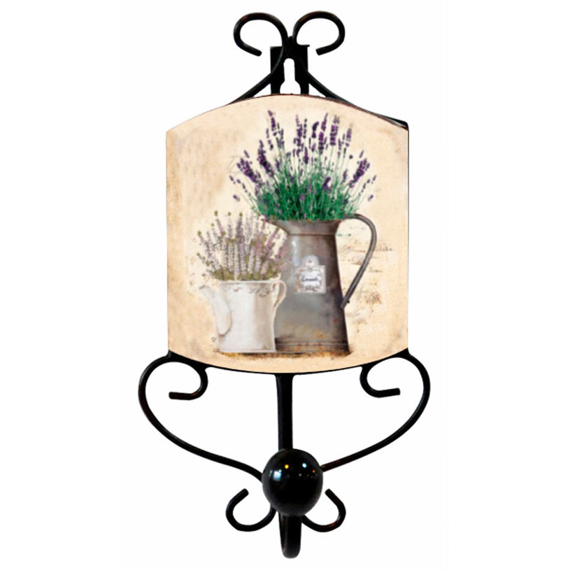 ЕДИНИЧНА МЕТАЛНА ЗАКАЧАЛКА ЧЕРНА С ЦВЕТЕ ЕДИНИЧНА МЕТАЛНА ЗАКАЧАЛКА ЧЕРНА С ЦВЕТЕ