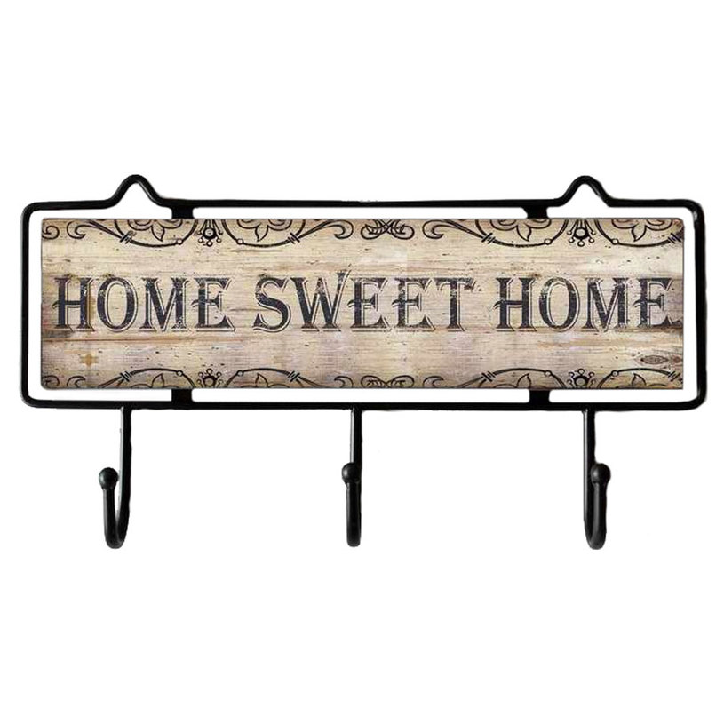 ЗАКАЧАЛКА 3 КУКИ МЕТАЛ И МДФ ЧЕРНА ЗАКАЧАЛКА 3 КУКИ МЕТАЛ И МДФ ЧЕРНА