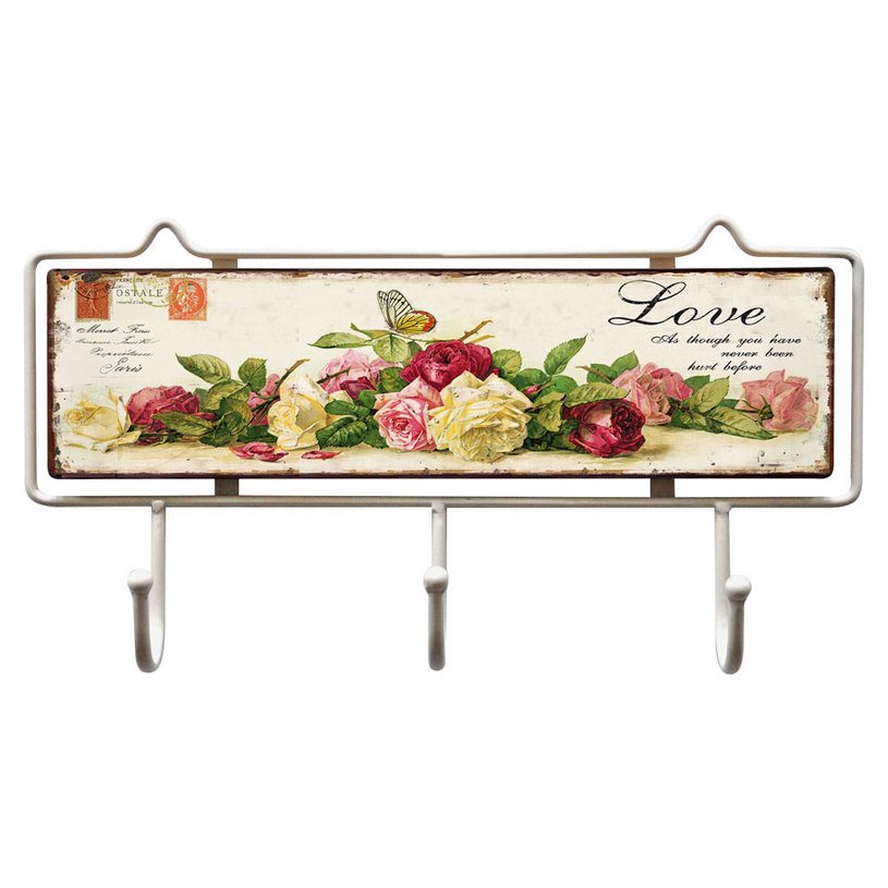 ЗАКАЧАЛКА 3 КУКИ МЕТАЛ И МДФ БЯЛА ЦВЕТЯ ЗАКАЧАЛКА 3 КУКИ МЕТАЛ И МДФ БЯЛА ЦВЕТЯ