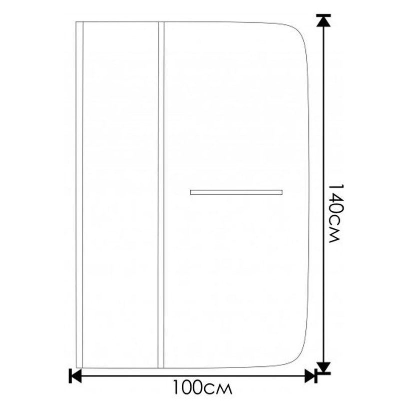 #ПАРАВАН ЗА ВАНА S112CL100X140L #ПАРАВАН ЗА ВАНА S112CL100X140L