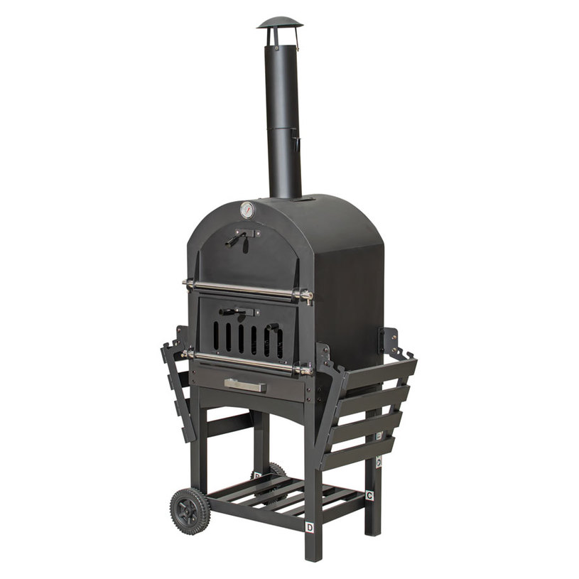 ФУРНА ЗА ПИЦА И BBQ 93х46хН163cm ФУРНА ЗА ПИЦА И BBQ 93х46хН163cm