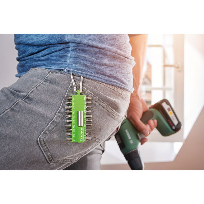 BOSCH КОМПЛЕКТ БИТОВЕ 21 БР.+КАРАБИНЕР BOSCH КОМПЛЕКТ БИТОВЕ 21 БР.+КАРАБИНЕР