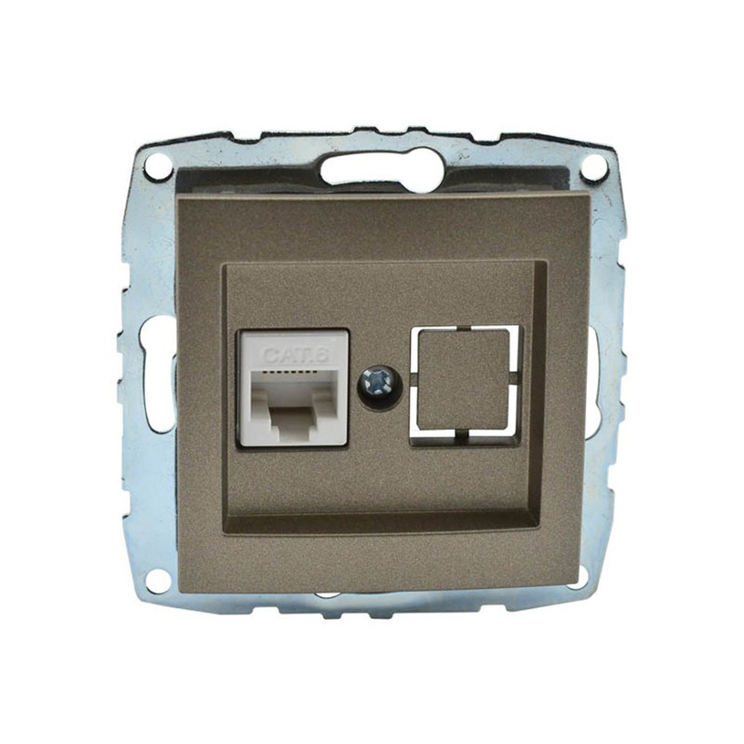 МЕХАНИЗЪМ RJ45 БРОНЗ DESPINA МЕХАНИЗЪМ RJ45 БРОНЗ DESPINA