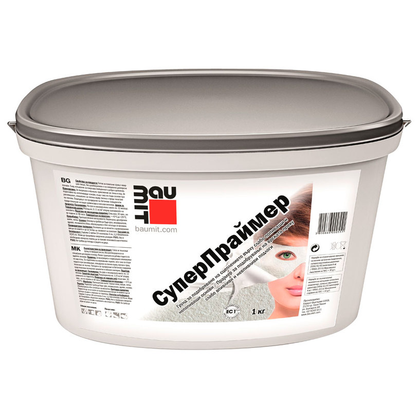 СУПЕРПРАЙМЕР ГРУНД ЗА НЕПОПИВ. ОСН. 1КГ СУПЕРПРАЙМЕР ГРУНД ЗА НЕПОПИВ. ОСН. 1КГ