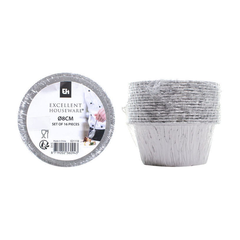 ЕДНОКРАТНИ КУПИЧКИ Ф 8xH3.8cm x16бр ЕДНОКРАТНИ КУПИЧКИ Ф 8xH3.8cm x16бр