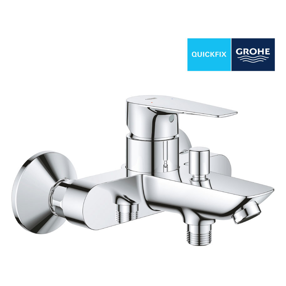 Смесител за вана и душ GROHE Start Edge NEW 23348001, стенен, хром
