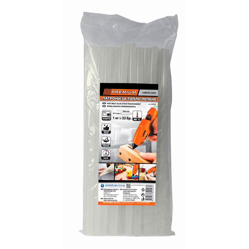 PREMIUM СИЛ.ПРЪЧКИ БЕЗЦВ. 1KG 33БР.Ф11 PREMIUM СИЛ.ПРЪЧКИ БЕЗЦВ. 1KG 33БР.Ф11