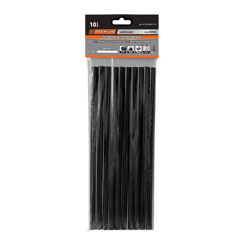 PREMIUM СИЛ.ПРЪЧКИ ЧЕРЕН 10БР.Ф11X300MM PREMIUM СИЛ.ПРЪЧКИ ЧЕРЕН 10БР.Ф11X300MM