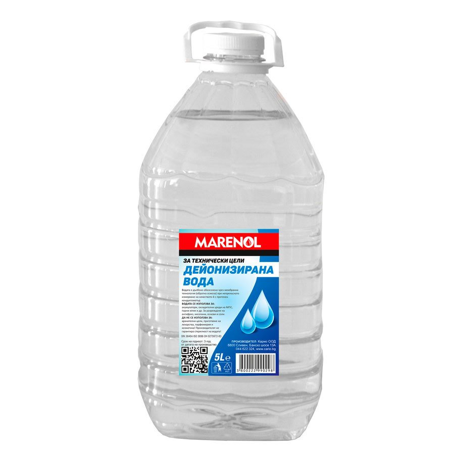 Дейонизирана вода MARENOL 5 L