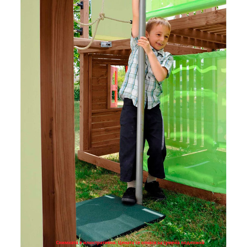 ПРЕДПАЗНА ГУМЕНА ПОДЛОЖКА 50X50CM ПРЕДПАЗНА ГУМЕНА ПОДЛОЖКА 50X50CM