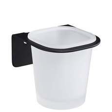 ЧАШКА ЗА ЧЕТКИ ЗА ЗЪБИ ЕЛИНОР ЧЕРЕН МАТ ЧАШКА ЗА ЧЕТКИ ЗА ЗЪБИ ЕЛИНОР ЧЕРЕН МАТ