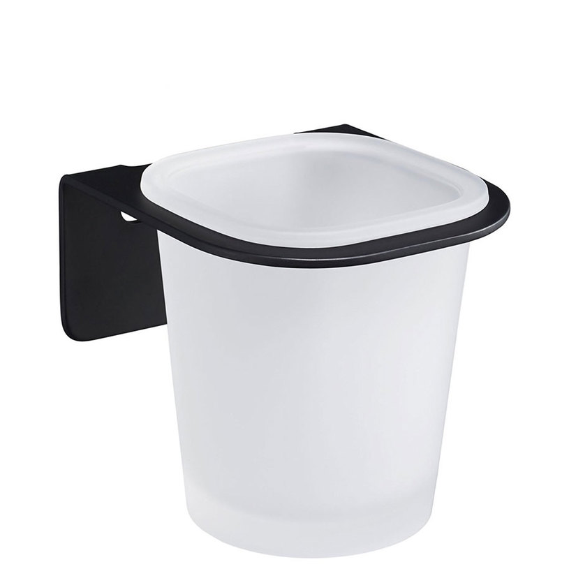 ЧАШКА ЗА ЧЕТКИ ЗА ЗЪБИ ЕЛИНОР ЧЕРЕН МАТ ЧАШКА ЗА ЧЕТКИ ЗА ЗЪБИ ЕЛИНОР ЧЕРЕН МАТ