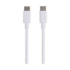 КАБЕЛ TYPE-C/TYPE-C БЯЛ/ЧЕРЕН 3A, 1M TEKMEE КАБЕЛ TYPE-C/TYPE-C БЯЛ/ЧЕРЕН 3A, 1M TEKMEE