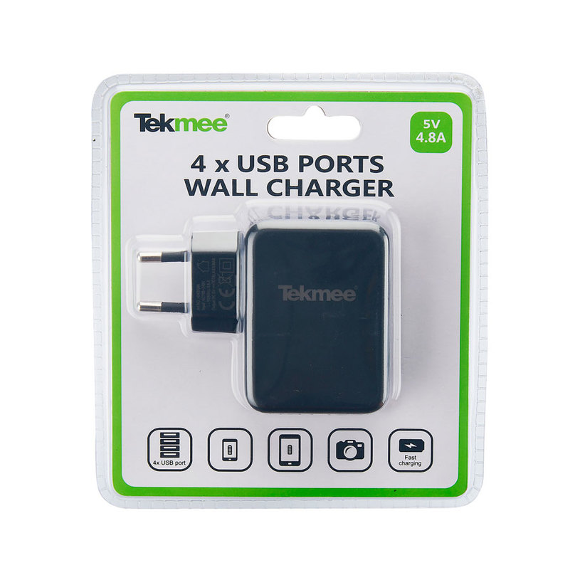 АДАПТЕР 4XUSB 5V/4.8A АДАПТЕР 4XUSB 5V/4.8A