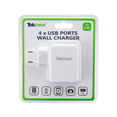 АДАПТЕР 4XUSB 5V/4.8A TEKMEE АДАПТЕР 4XUSB 5V/4.8A TEKMEE