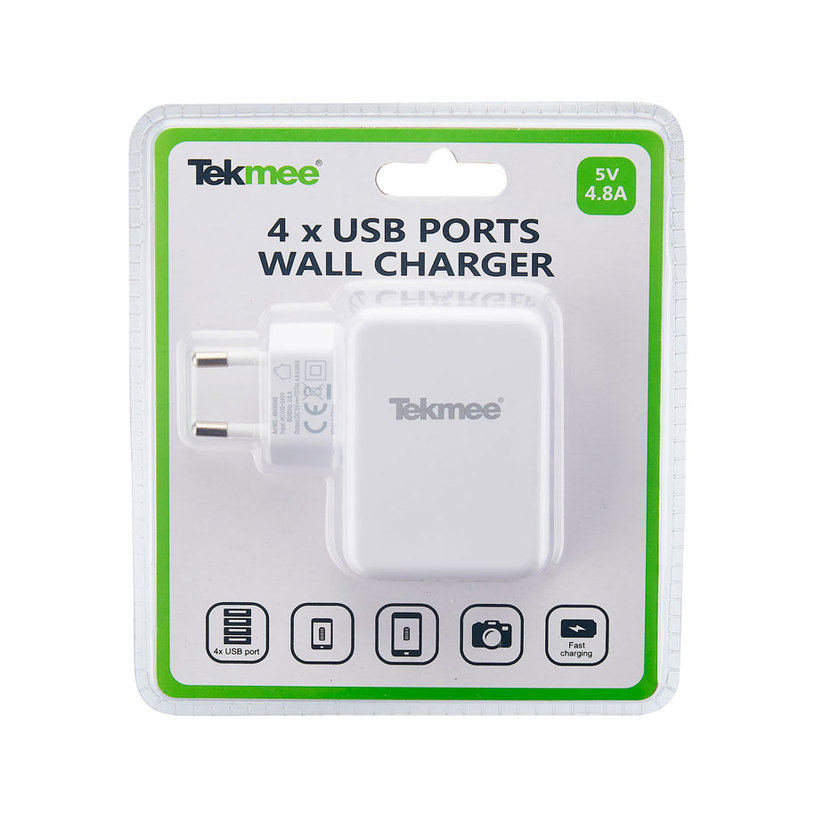 АДАПТЕР 4XUSB 5V/4.8A АДАПТЕР 4XUSB 5V/4.8A