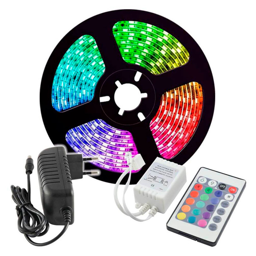 &КОМПЛЕКТ RGB ЛЕНТА 3m 30/1m VIVALUX &КОМПЛЕКТ RGB ЛЕНТА 3m 30/1m VIVALUX