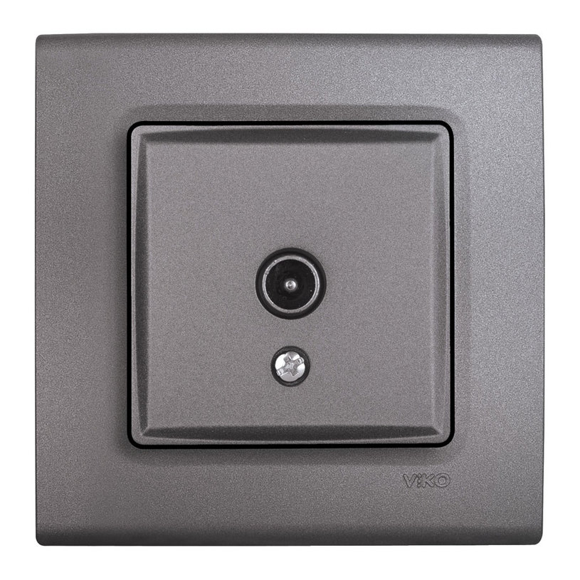РОЗЕТКА TV СИВ 12dB Linnera Life РОЗЕТКА TV СИВ 12dB Linnera Life