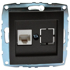 #РОЗЕТКА DESPINA RJ45CAT6 МЕХ.ГРАФИТ #РОЗЕТКА DESPINA RJ45CAT6 МЕХ.ГРАФИТ