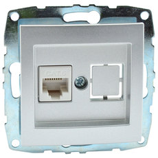#РОЗЕТКА DESPINA RJ45CAT6 МЕХ.СРЕБРО #РОЗЕТКА DESPINA RJ45CAT6 МЕХ.СРЕБРО