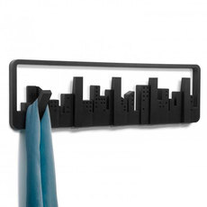 ЗАКАЧАЛКА ЗА СТЕНА С 5 КУКИ SKYLYNE ЧЕРНА UMBRA ЗАКАЧАЛКА ЗА СТЕНА С 5 КУКИ SKYLYNE ЧЕРНА UMBRA