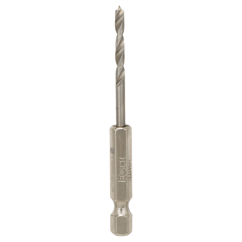 BOSCH СВРЕДЛО ЗА ДЪРВО 3ММ 1/4" ШЕСТОСТ. BOSCH СВРЕДЛО ЗА ДЪРВО 3ММ 1/4" ШЕСТОСТ.