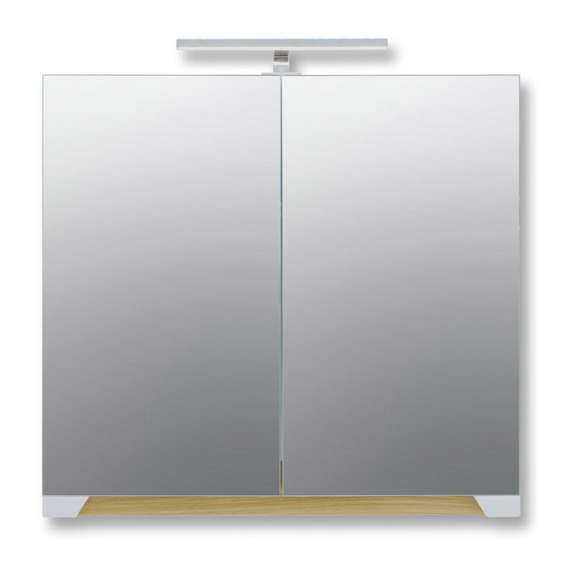 МОНТЕРЕЙ ШКАФ С ОГЛЕДАЛО LED ОСВ. 70 СМ^ МОНТЕРЕЙ ШКАФ С ОГЛЕДАЛО LED ОСВ. 70 СМ^