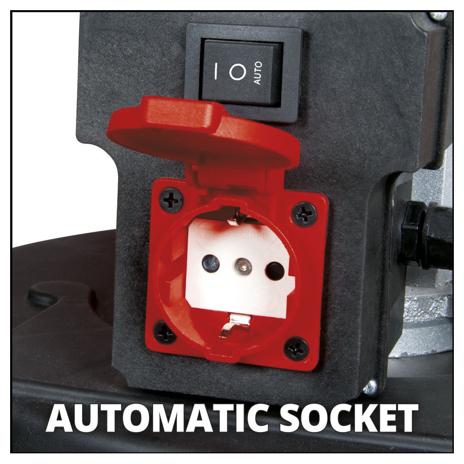 Automatic socket starts with your machine
