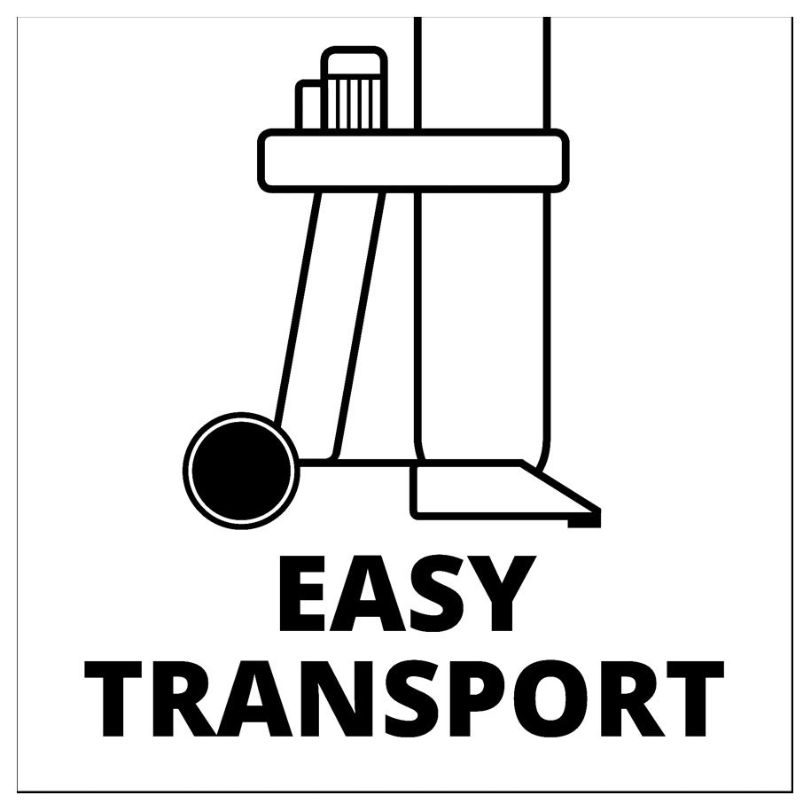 Sturdy base and wheels for easy repositioning