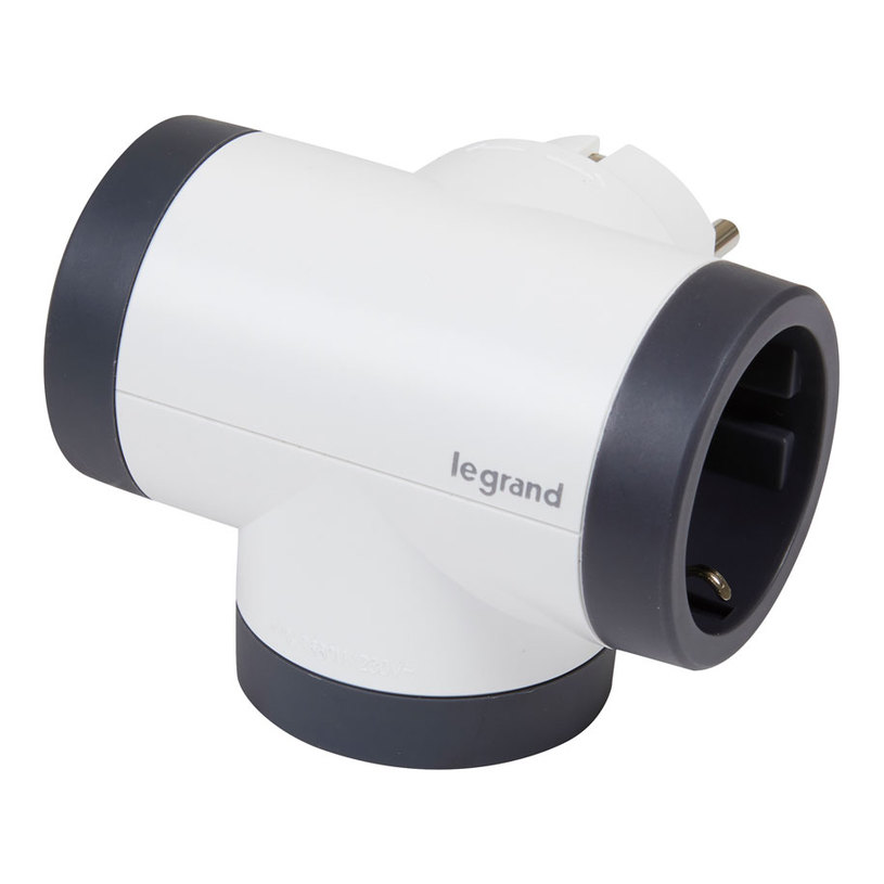 #АДАПТЕР Т-ОБР. 3ГН. LGR 694521 БЯЛ/СИВ #АДАПТЕР Т-ОБР. 3ГН. LGR 694521 БЯЛ/СИВ