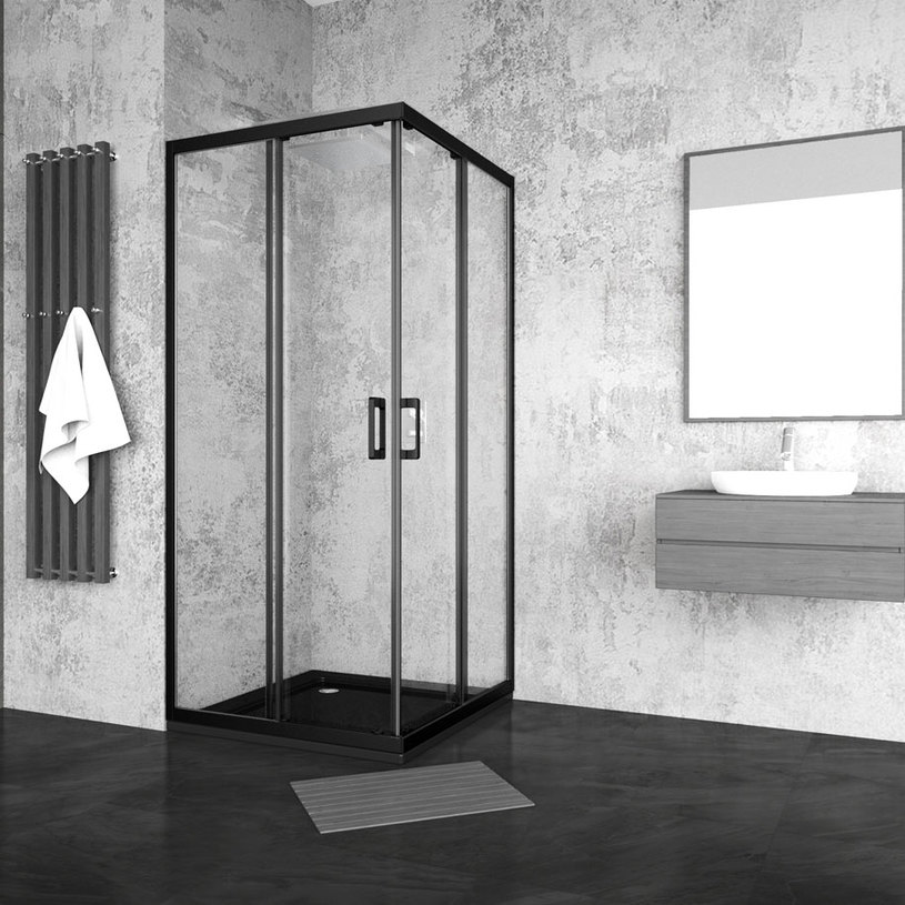 ДУШ КАБИНА BELLA S 100/100/195/6 BK^^ ДУШ КАБИНА BELLA S 100/100/195/6 BK^^