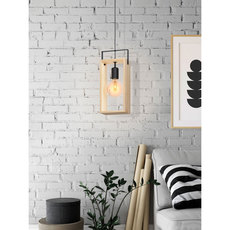 ПЕНДЕЛ FAMBOROUGH E27 ДЪРВО/ЧЕРНО EGLO ПЕНДЕЛ FAMBOROUGH E27 ДЪРВО/ЧЕРНО EGLO