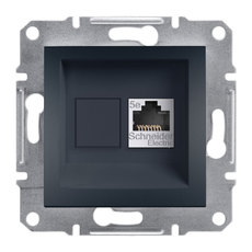 #РОЗ. ТЕЛ RJ45 CAT5E UTP АНТРАЦИТ ASFORA #РОЗ. ТЕЛ RJ45 CAT5E UTP АНТРАЦИТ ASFORA