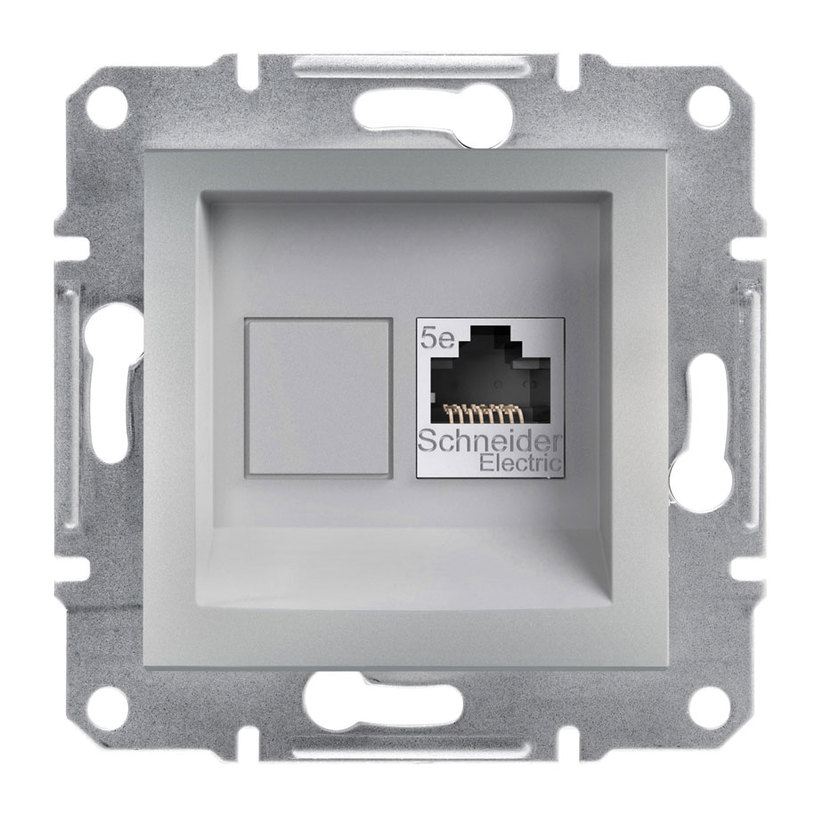 #РОЗ. ТЕЛ RJ45 CAT5E UTP АЛУМИНИЙ ASFORA #РОЗ. ТЕЛ RJ45 CAT5E UTP АЛУМИНИЙ ASFORA