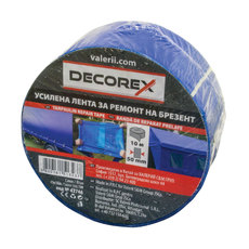 ЛЕНТА ЗА РЕМОНТ НА БРЕЗЕНТ ТЪМНО СИНЯ 50 MM X 10 M DECOREX ЛЕНТА ЗА РЕМОНТ НА БРЕЗЕНТ ТЪМНО СИНЯ 50 MM X 10 M DECOREX