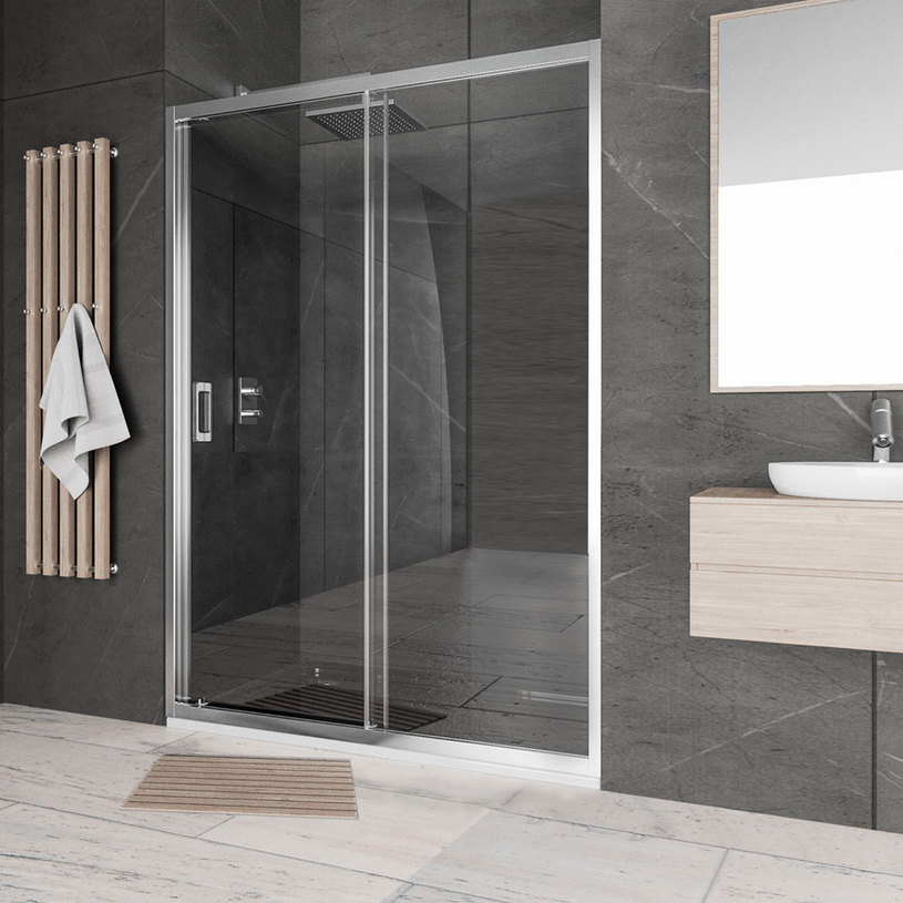 #ДУШ ПАРАВАН BELLA W1 100/195/6 CLEAR #ДУШ ПАРАВАН BELLA W1 100/195/6 CLEAR