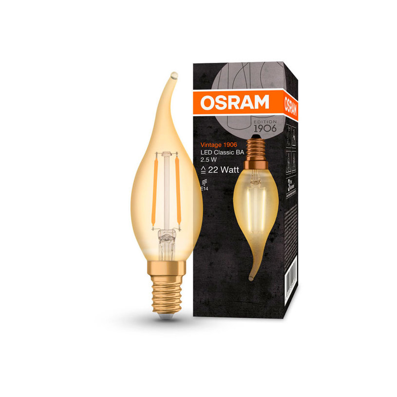 LED КР E14 3W VINTAGE BA GOLD OSRAM LED КР E14 3W VINTAGE BA GOLD OSRAM