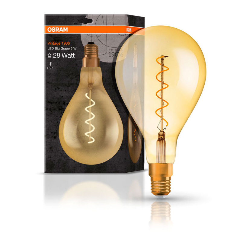 LED КР E27 5W VINTAGE A160 GOLD OSRAM LED КР E27 5W VINTAGE A160 GOLD OSRAM