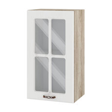 КУХНЕНСКИ ШКАФ ГОРЕН РЕД С ВИТРИНА ВРАТА И РАФТ IRIM 40X30X72 СМ КУХНЕНСКИ ШКАФ ГОРЕН РЕД С ВИТРИНА ВРАТА И РАФТ IRIM 40X30X72 СМ