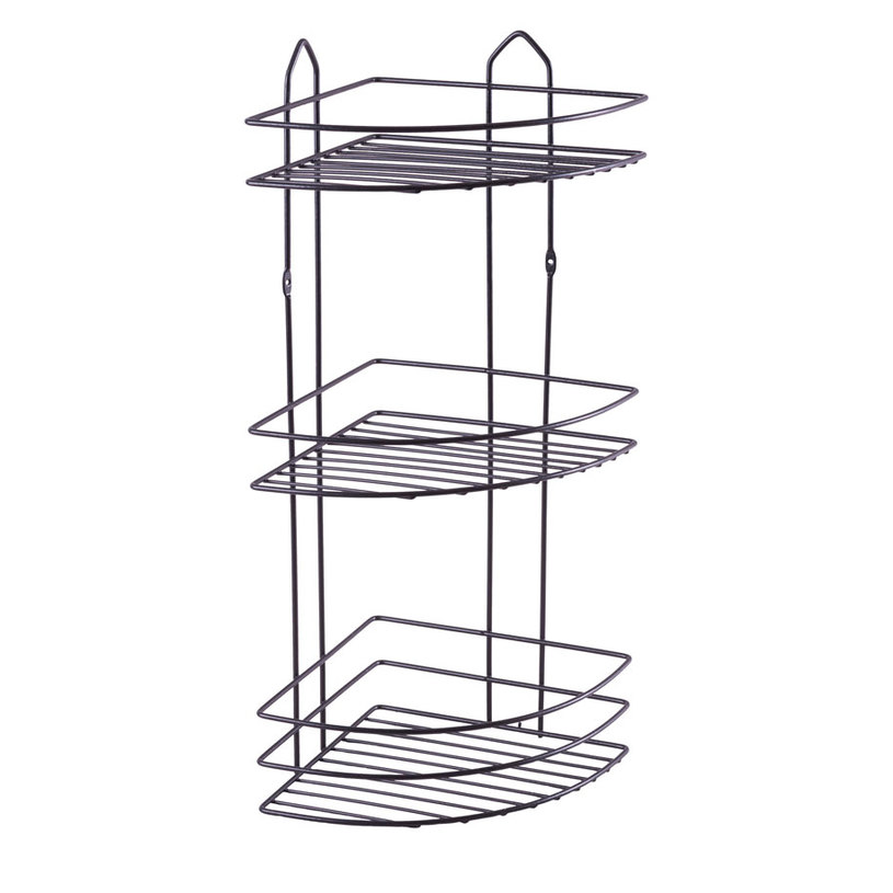 ЪГЛОВА ЕТАЖЕРКА PERILLA 3 НИВА ЧЕРНА ЪГЛОВА ЕТАЖЕРКА PERILLA 3 НИВА ЧЕРНА