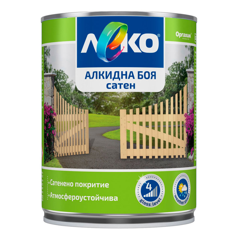 LEKO АЛКИДНА БОЯ САТЕН СИН 650 ml LEKO АЛКИДНА БОЯ САТЕН СИН 650 ml