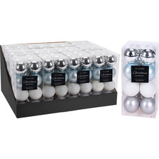 *К-КТ КОЛЕДНИ ТОПКИ 16бр. 50mm СВ.ЦВ. MI *К-КТ КОЛЕДНИ ТОПКИ 16бр. 50mm СВ.ЦВ. MI